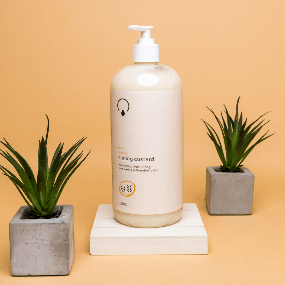 Curling Custard Gel Low to Medium Porosity - Vegan America