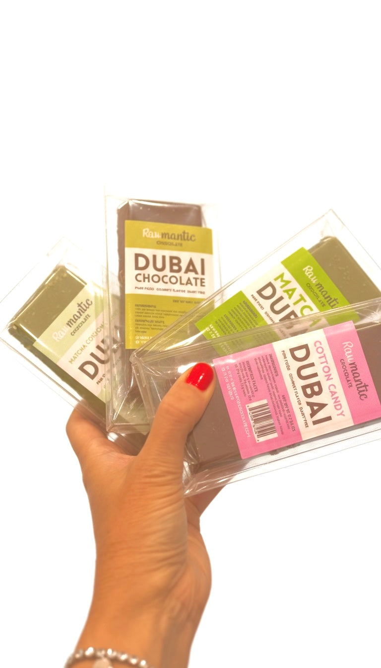 Dubai Chocolate, Cotton Candy Angel Hair Multi - Serve Best Sellers Bundle. Pack of 4 - Vegan America