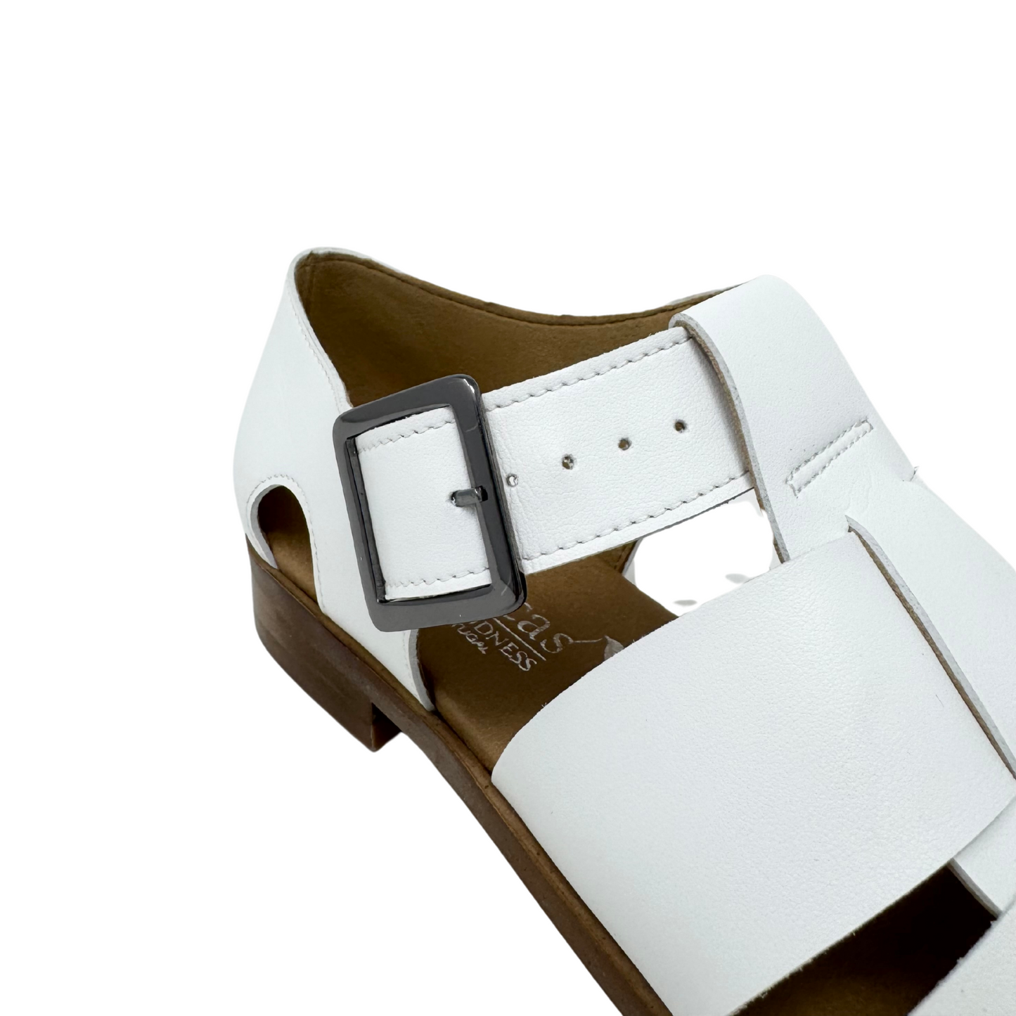 Courtney Sandal in White from Novacas