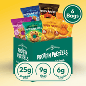 6 Pack Sampler - Protein Pretzels - Vegan America
