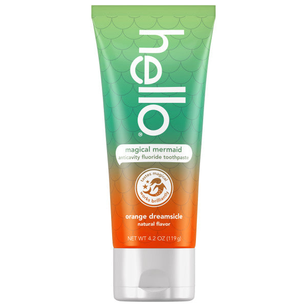 hello kids magical mermaid fluoride toothpaste