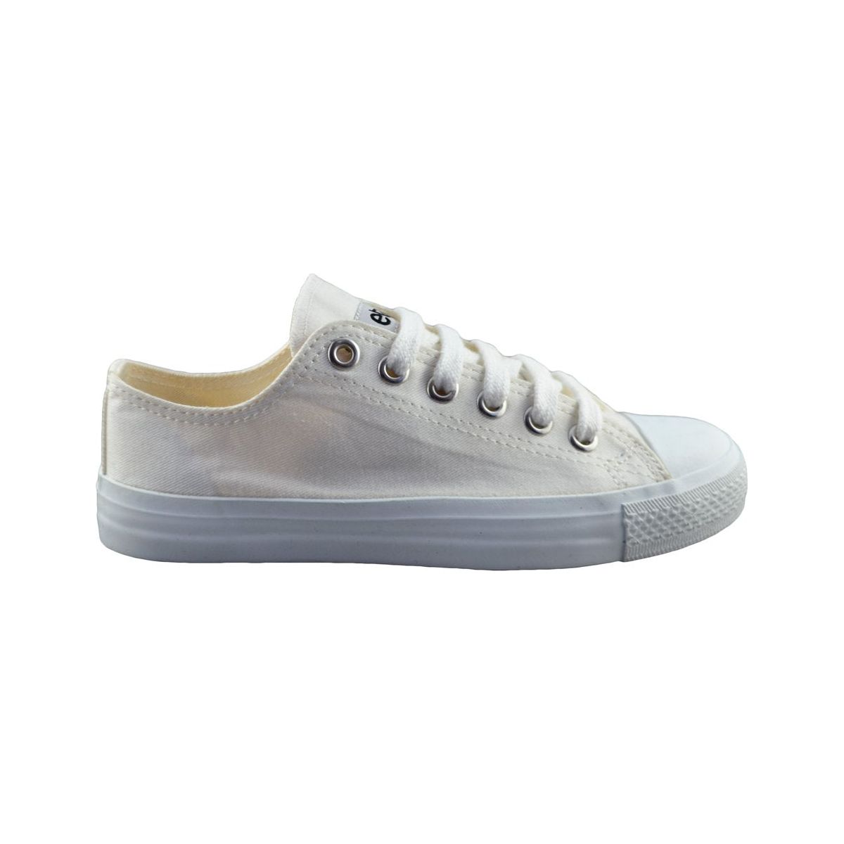 Low Cut Sneakers, All White