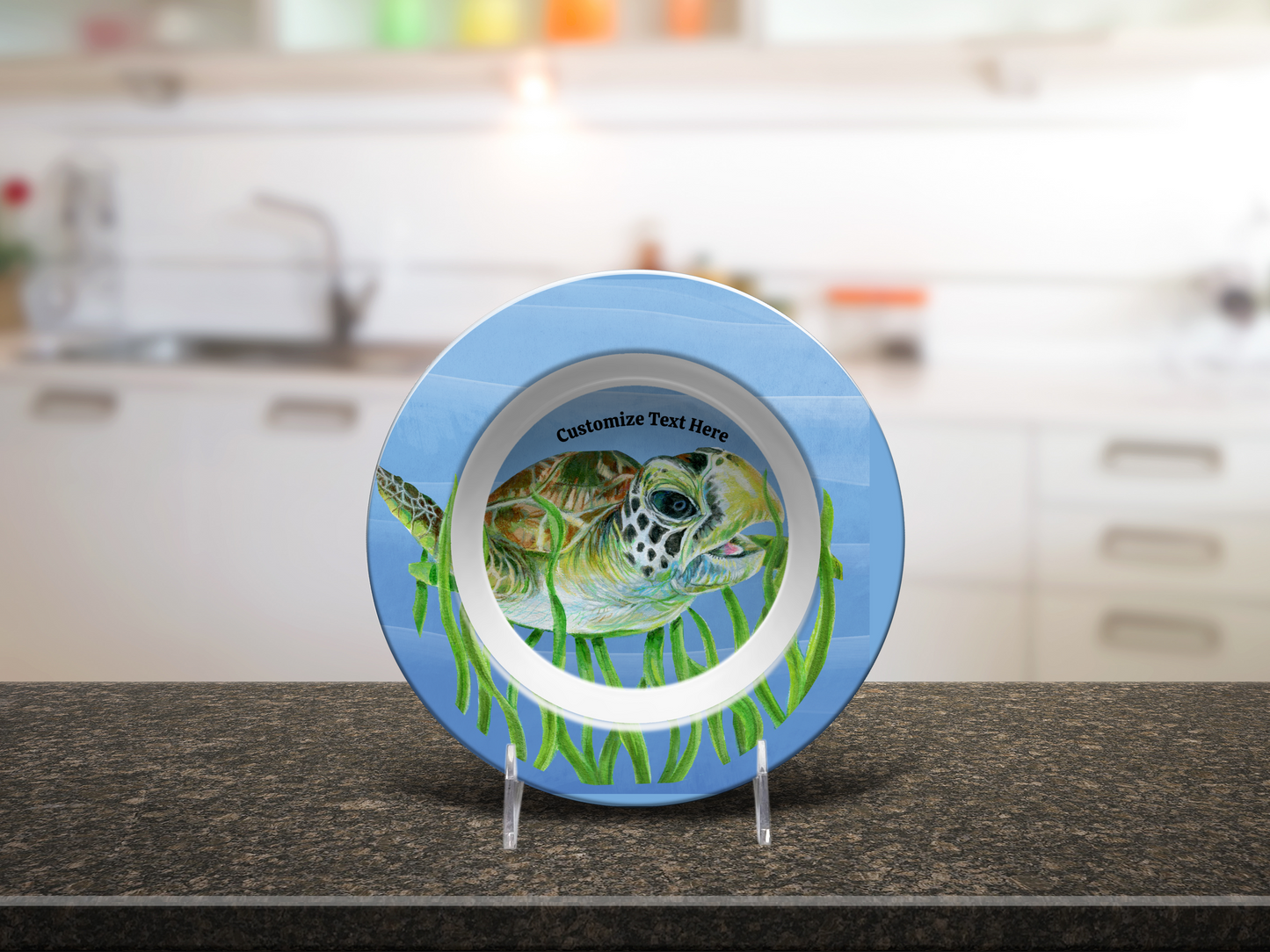 Sea Turtle Plate & Bowl