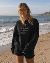 HOT GIRLS RESCUE DOGS CREWNECK - Vegan America