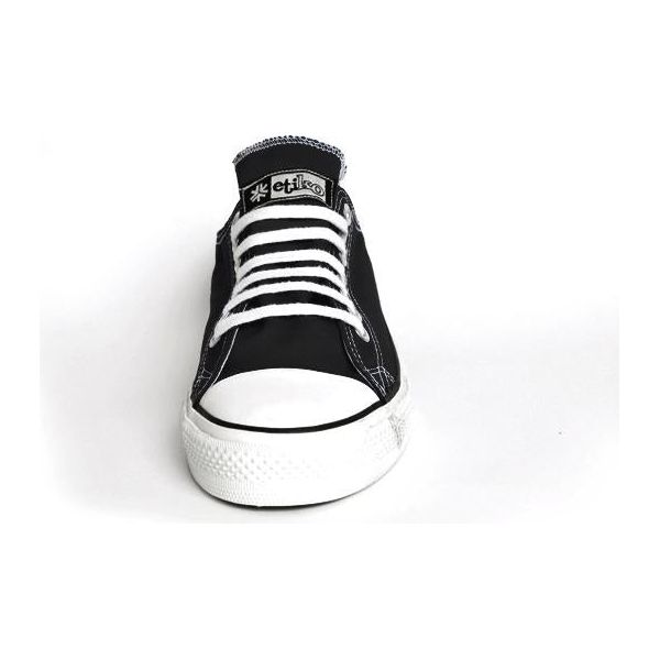 Low Cut Sneakers, Black & White