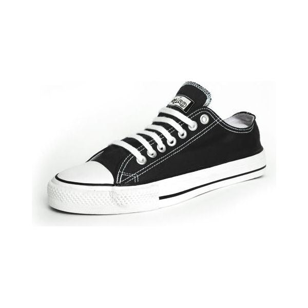 Low Cut Sneakers, Black & White