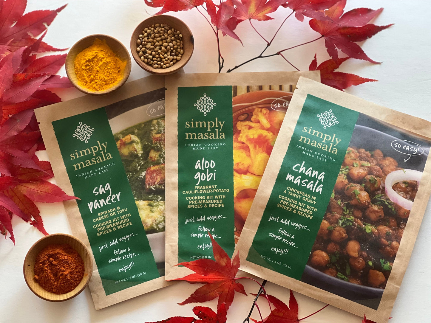 Gift Indian Spice kit combo for corporate gifts, employees or clients