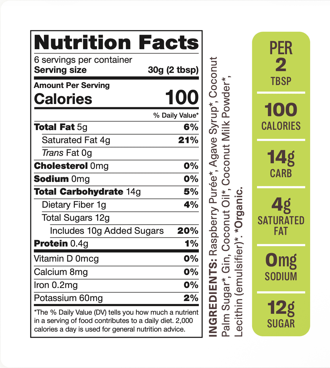 Caramel Raspberry - Gin Spread | Flèche Healthy Treats - Vegan America