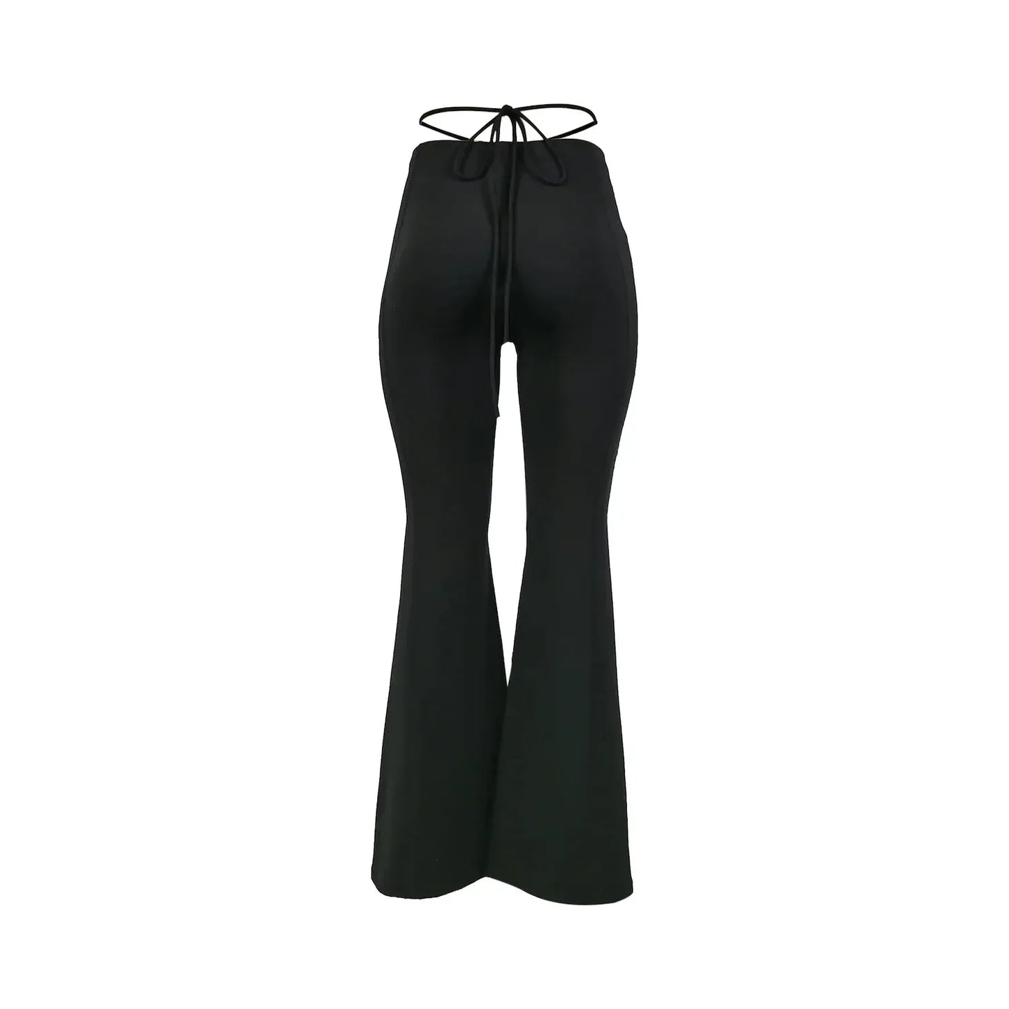 Lace Up Flare Leggings