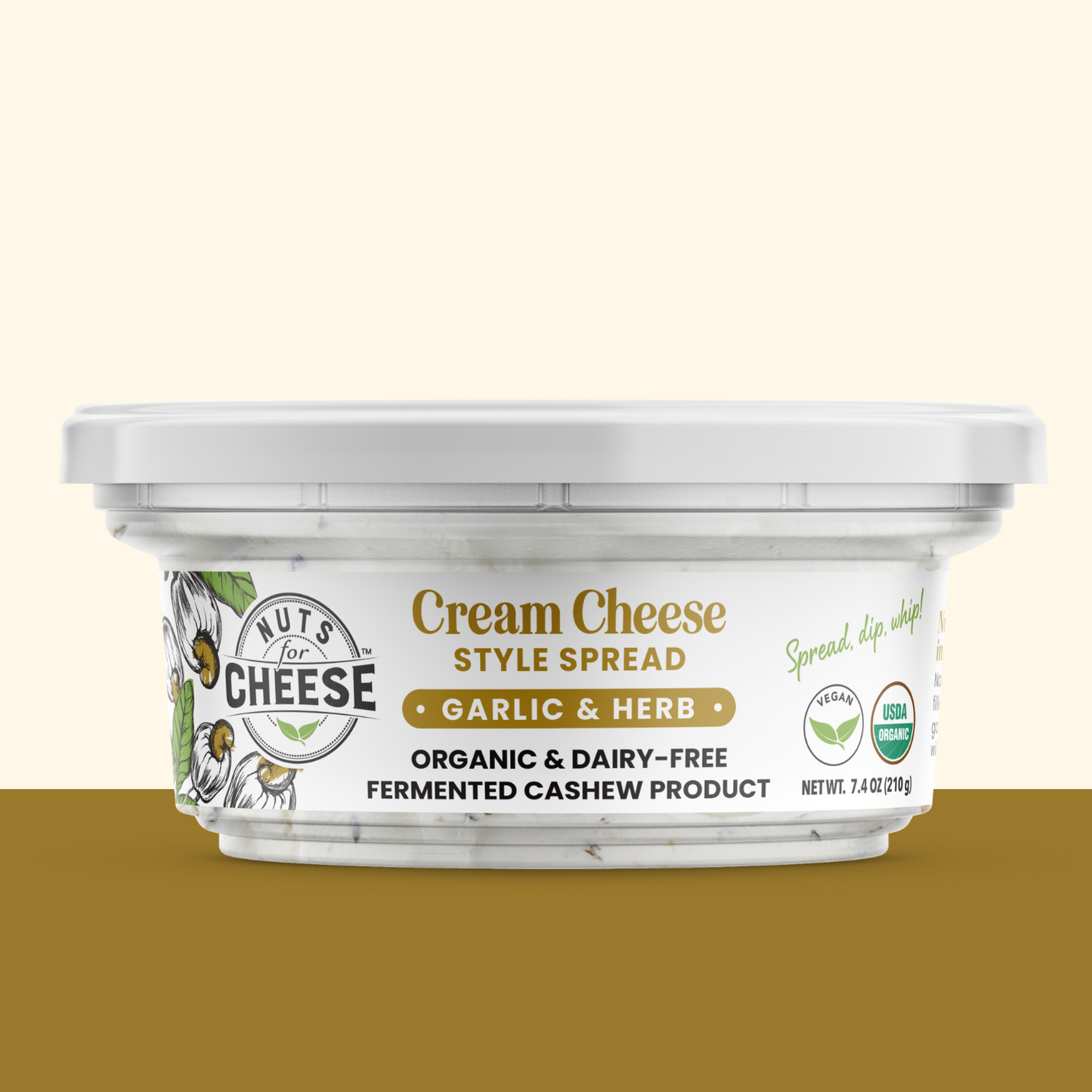 Garlic & Herb Cream Cheese Style Spread