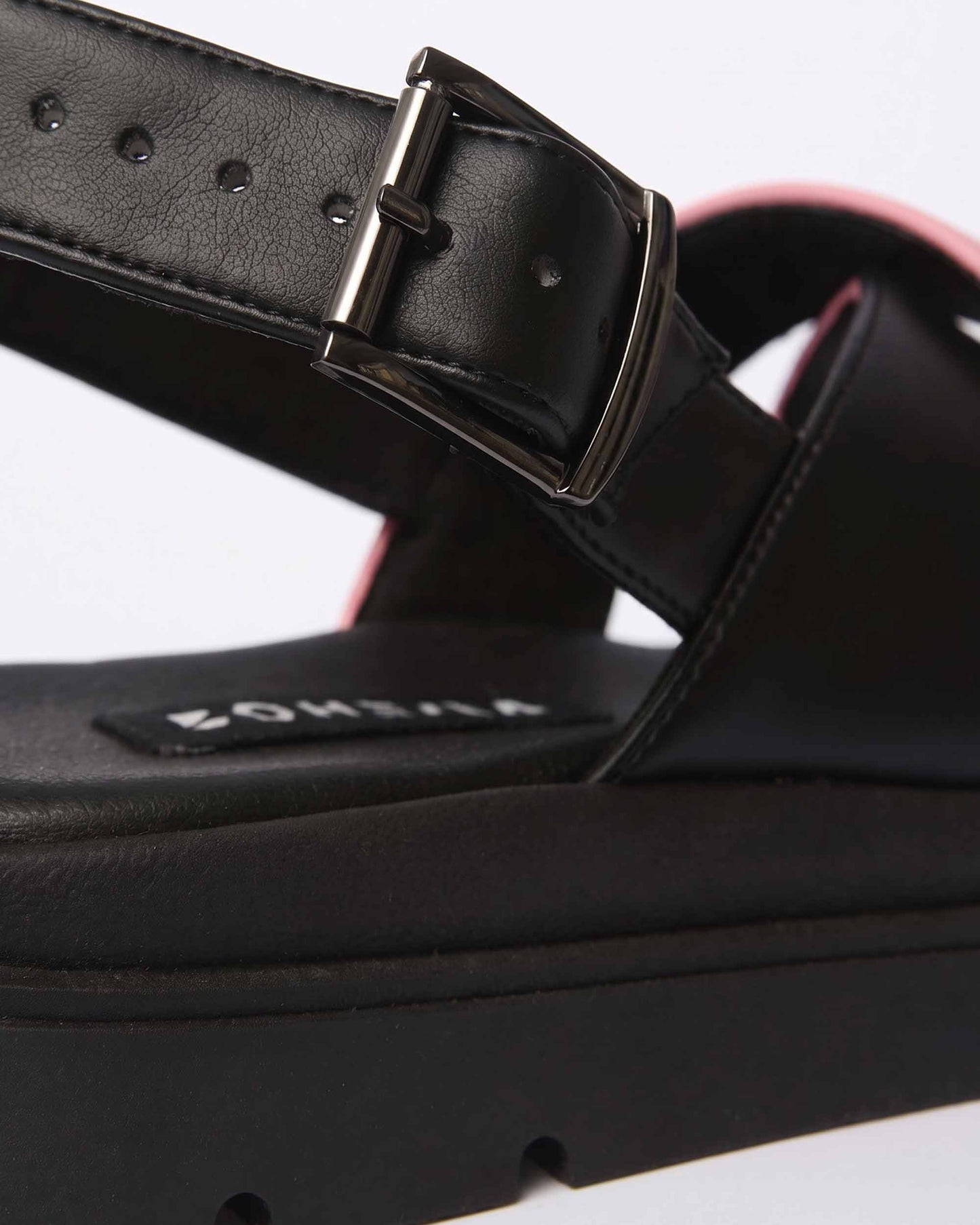 Glare Sandals Pink, Vegan Corn Leather, Women's