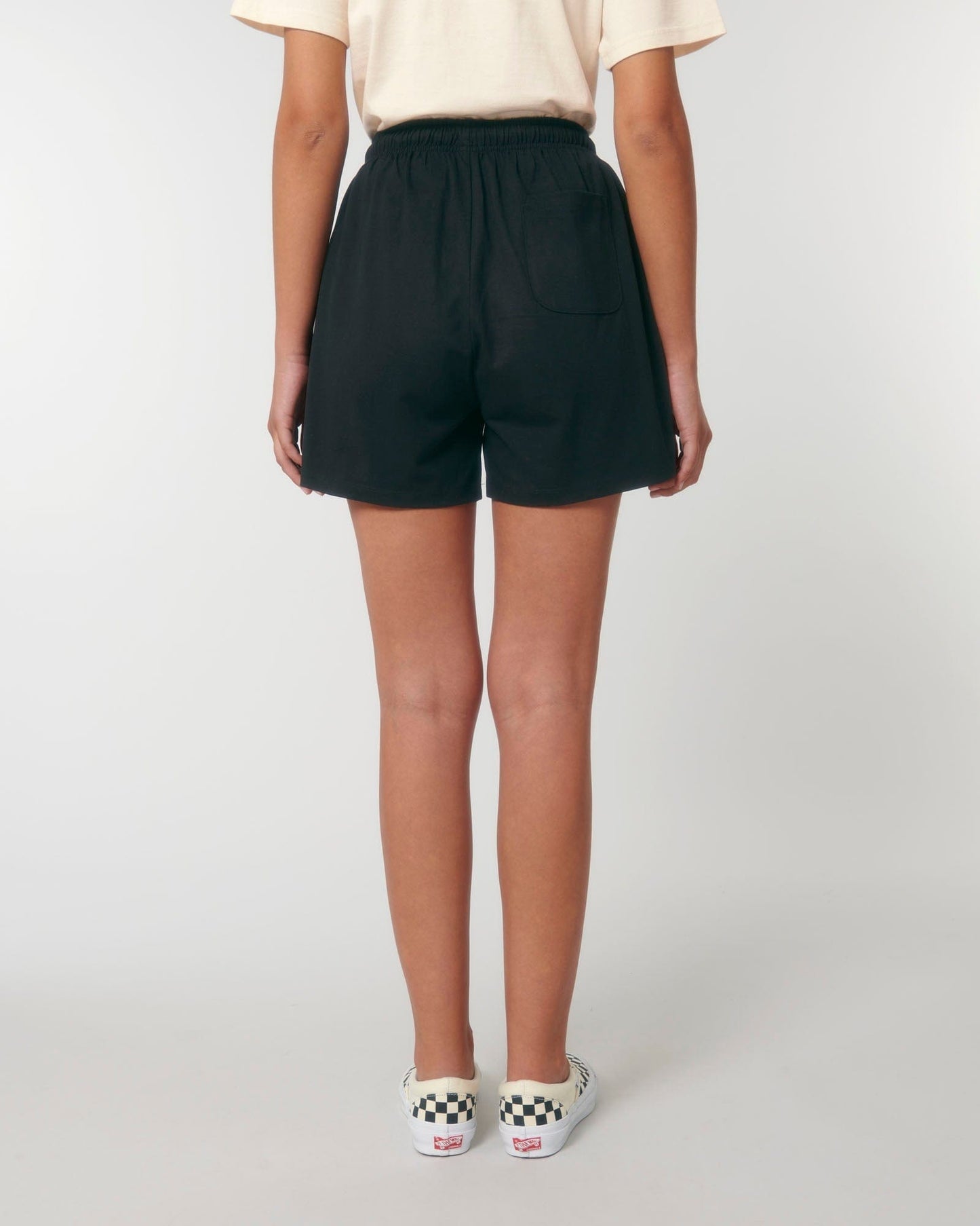 Women's Organic Cotton Lightweight Shorts | Jet Black