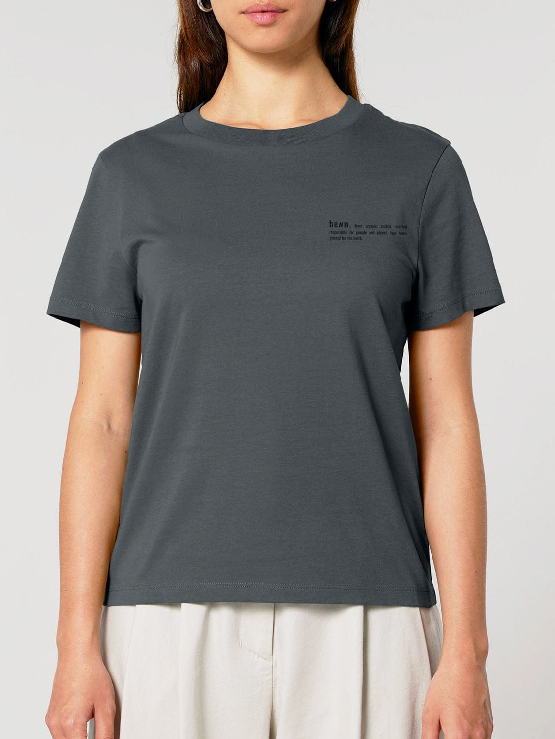 Women's Organic Cotton Classic Fit T-Shirt | Anthracite