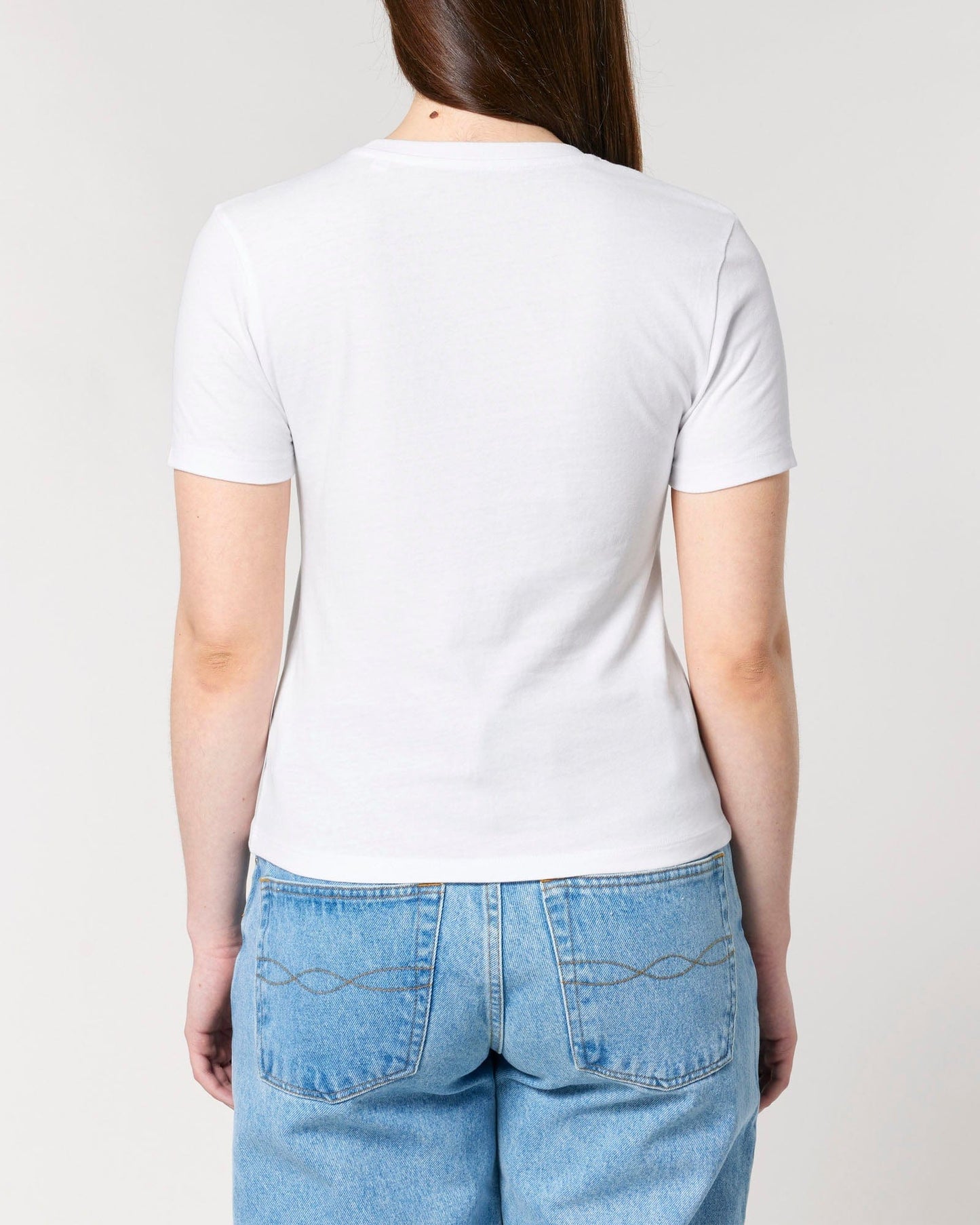 Women's Organic Cotton Fitted T-Shirt | Snow White