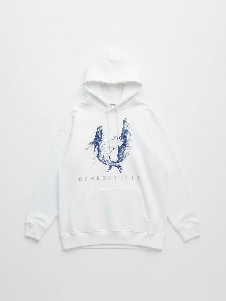 Benedetti Life Whale Hoodie - Vegan America