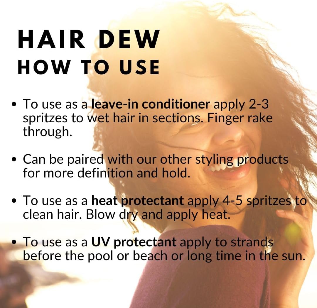 Hair Dew – Medium/High Porosity Leave In - Vegan America