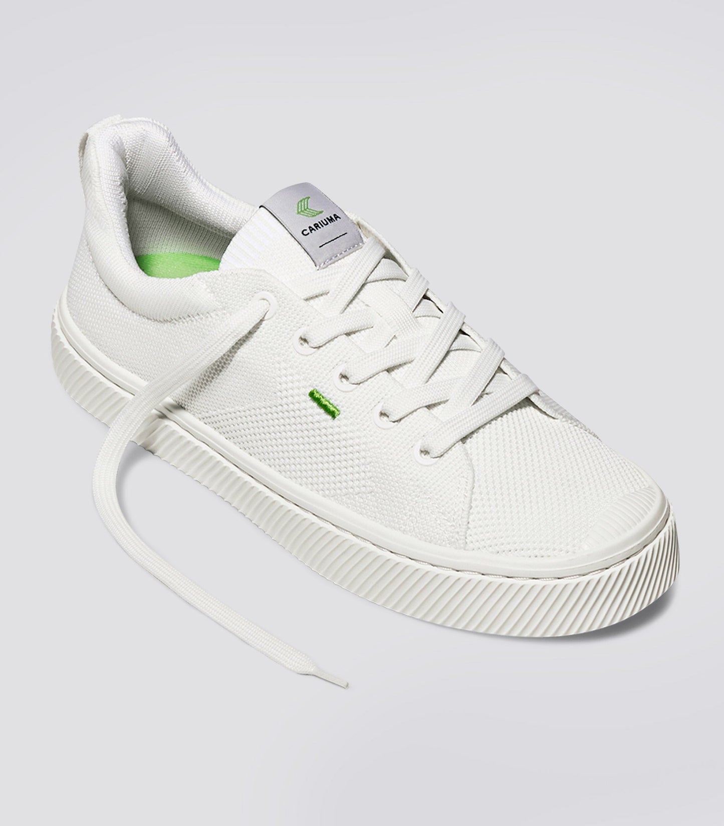 IBI Low Off-White Knit Sneaker Women