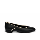 Women's AppleSkin® Vegan Ballet Flats Isla Black - Vegan America