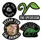Worn Out Vegan Sticker Sheet - Vegan America