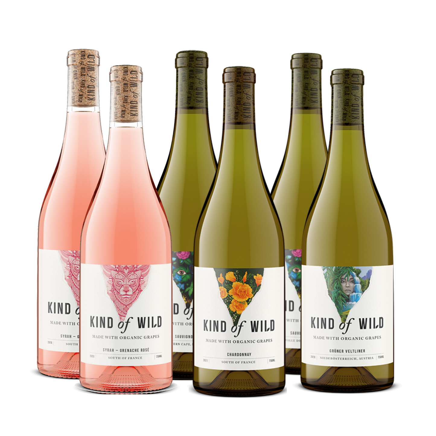 Global White & Rose 6-Pack
