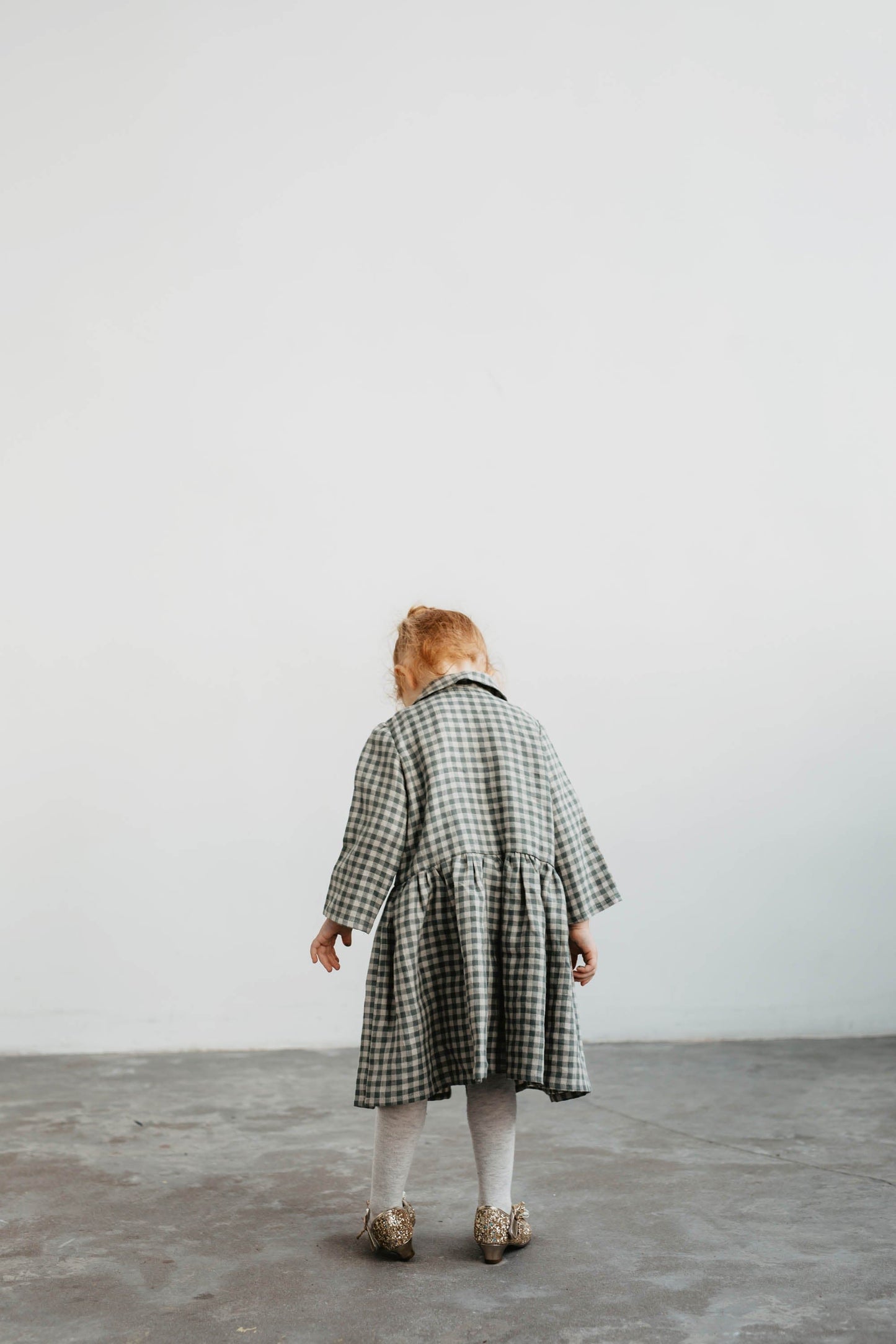 Medeina Girls Linen Dress | Multiple Colours