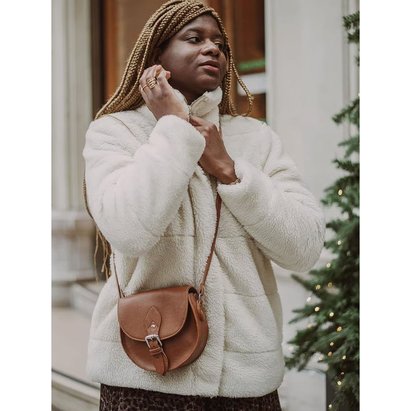 Recycled Teddy Puffer Jacket
