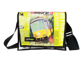 messenger bag M banner *lisbon exclusive* tram green - Vegan America