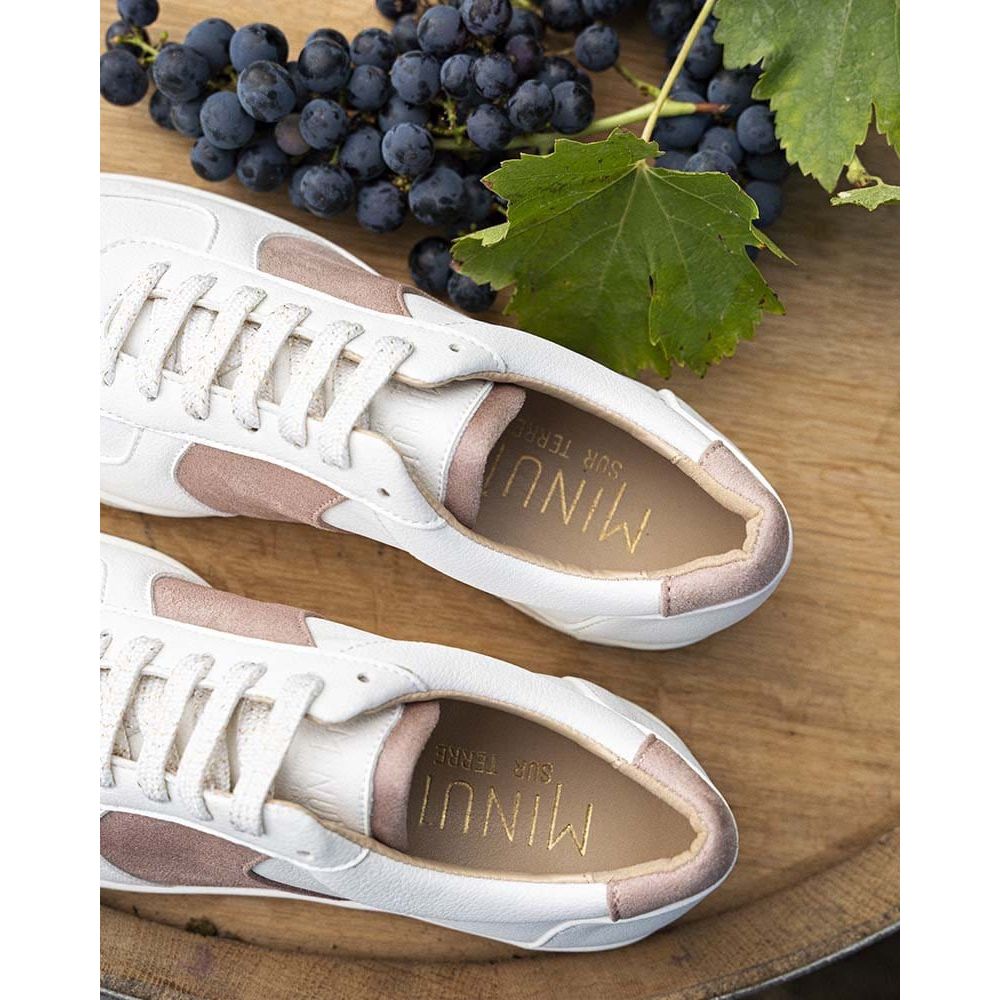 Cepage Grape Leather Unisex Vegan Sneakers | Rose