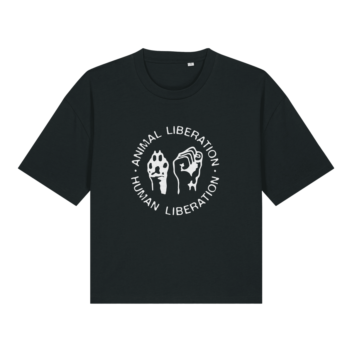 Animal Liberation Human Liberation Women's Boxy T-Shirt - Vegan America