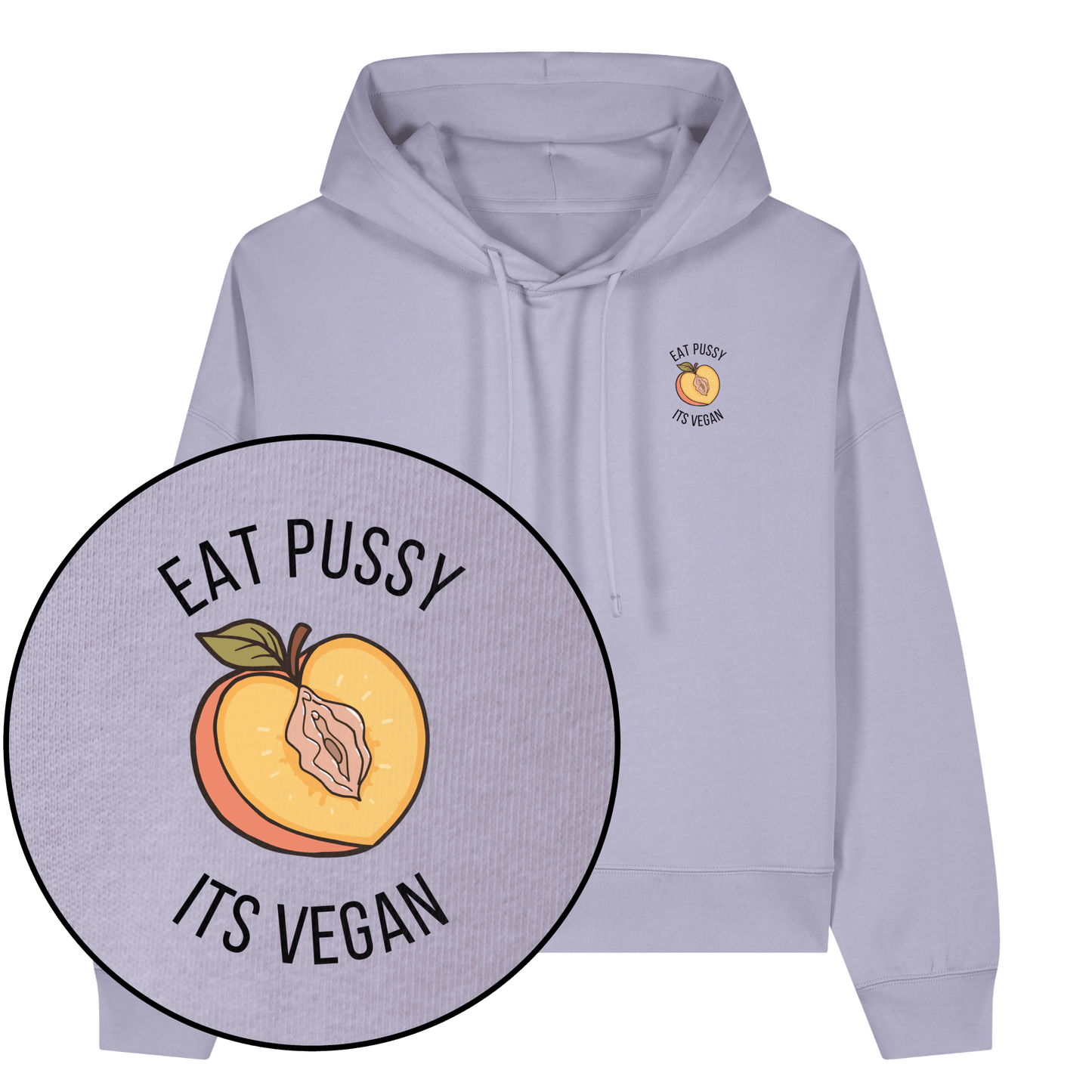 Eat Pussy It's Vegan Women's Hoodie - Vegan America