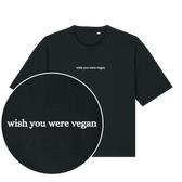 Wish You Were Vegan Women's Boxy T-Shirt - Vegan America