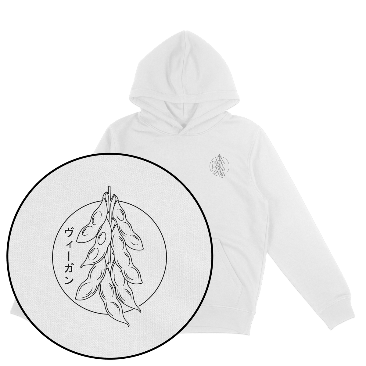 Japanese Vegan Streetwear Hoodie - Vegan America