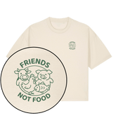 Friends Not Food Women's Boxy T-Shirt - Vegan America