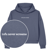 Tofu Never Screams Women's Hoodie - Vegan America