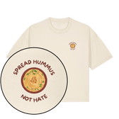 Spread Hummus Not Hate Women's Boxy T-Shirt - Vegan America