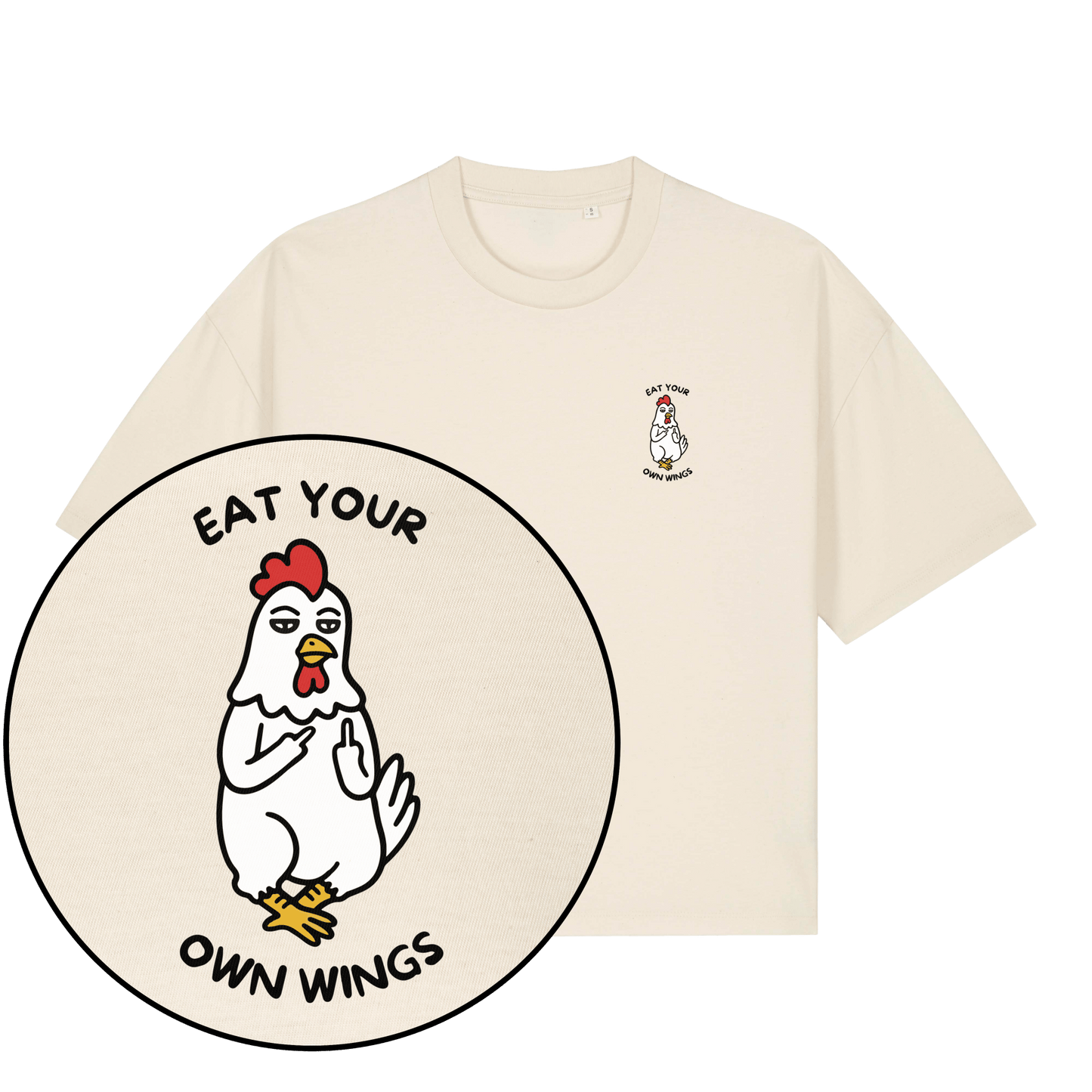 Eat Your Own Wings Women's Boxy T-Shirt - Vegan America