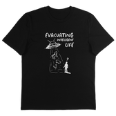 Evacuating Intelligent Life T-Shirt - Vegan America