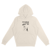 Evacuating Intelligent Life Hoodie - Vegan America