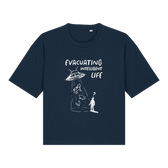 Evacuating Intelligent Life Women's Boxy T-Shirt - Vegan America
