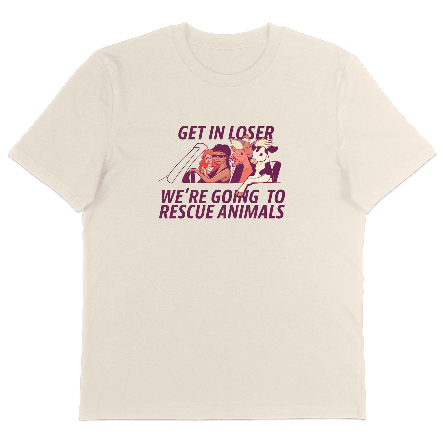 Get In Loser T-Shirt - Vegan America
