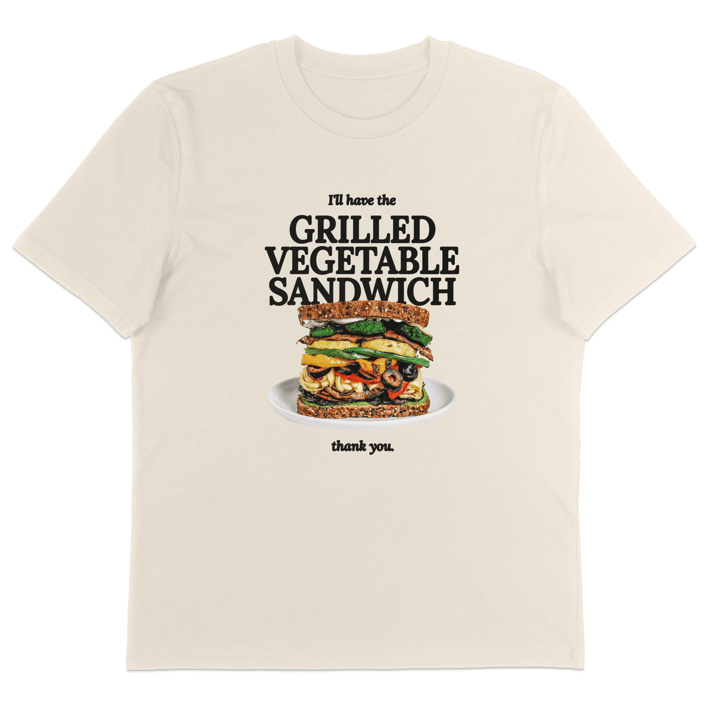 Grilled Vegetable Sandwich T-Shirt - Vegan America