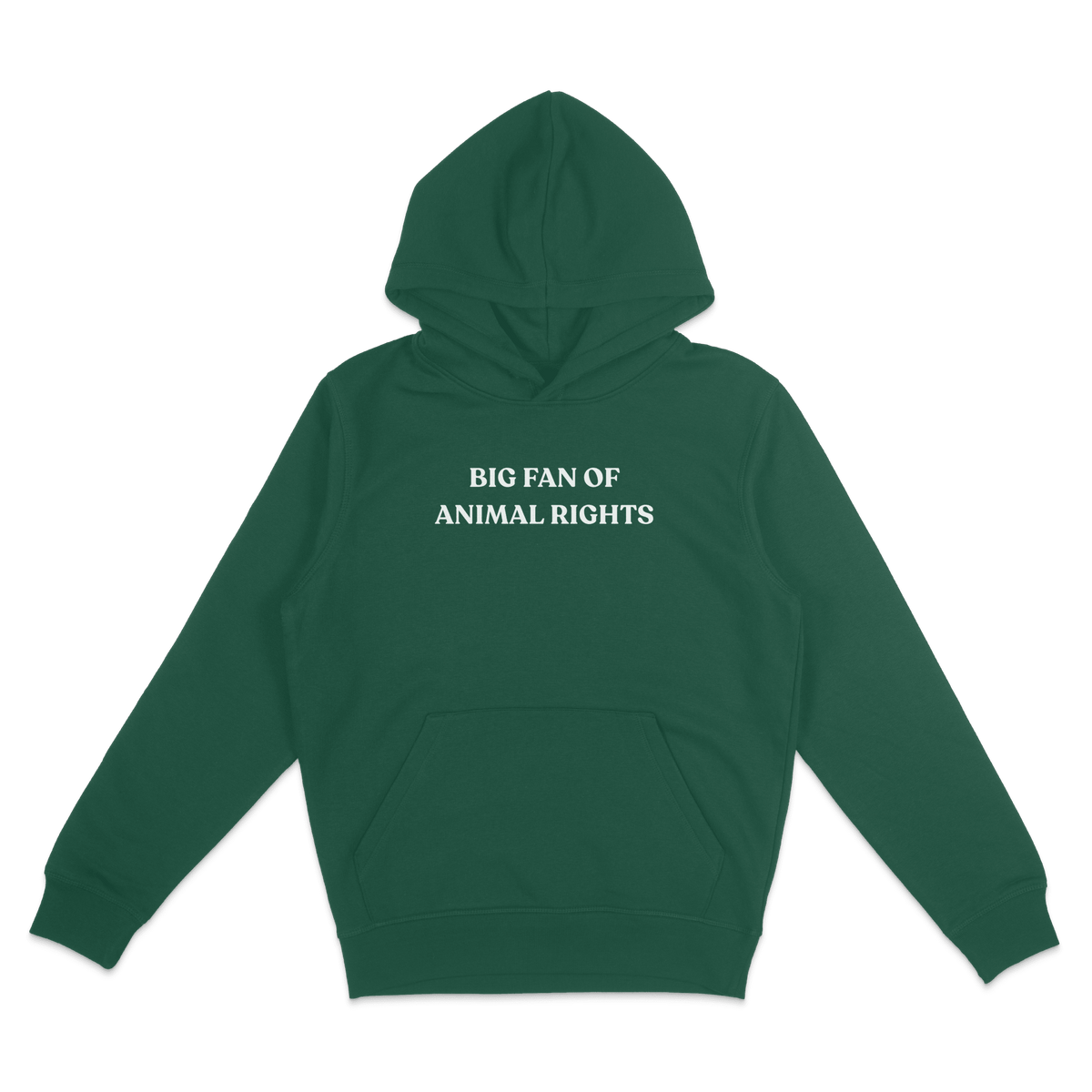 Big Fan Of Animal Rights Hoodie - Vegan America