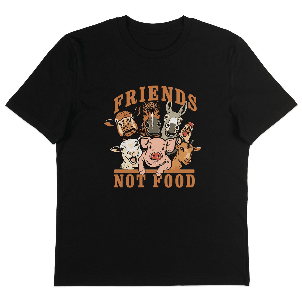 Friends Not Food Animals T-Shirt - Vegan America