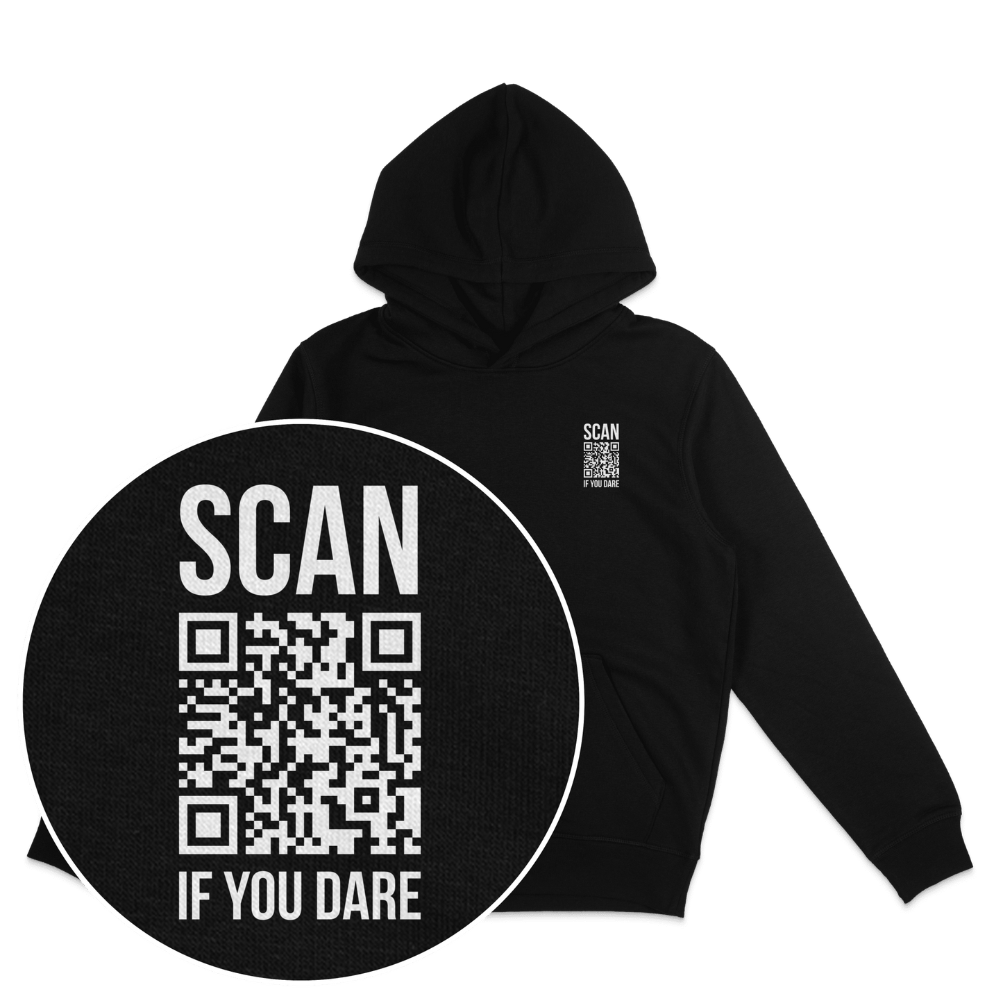 Watch Dominion QR Code Streetwear Hoodie - Vegan America