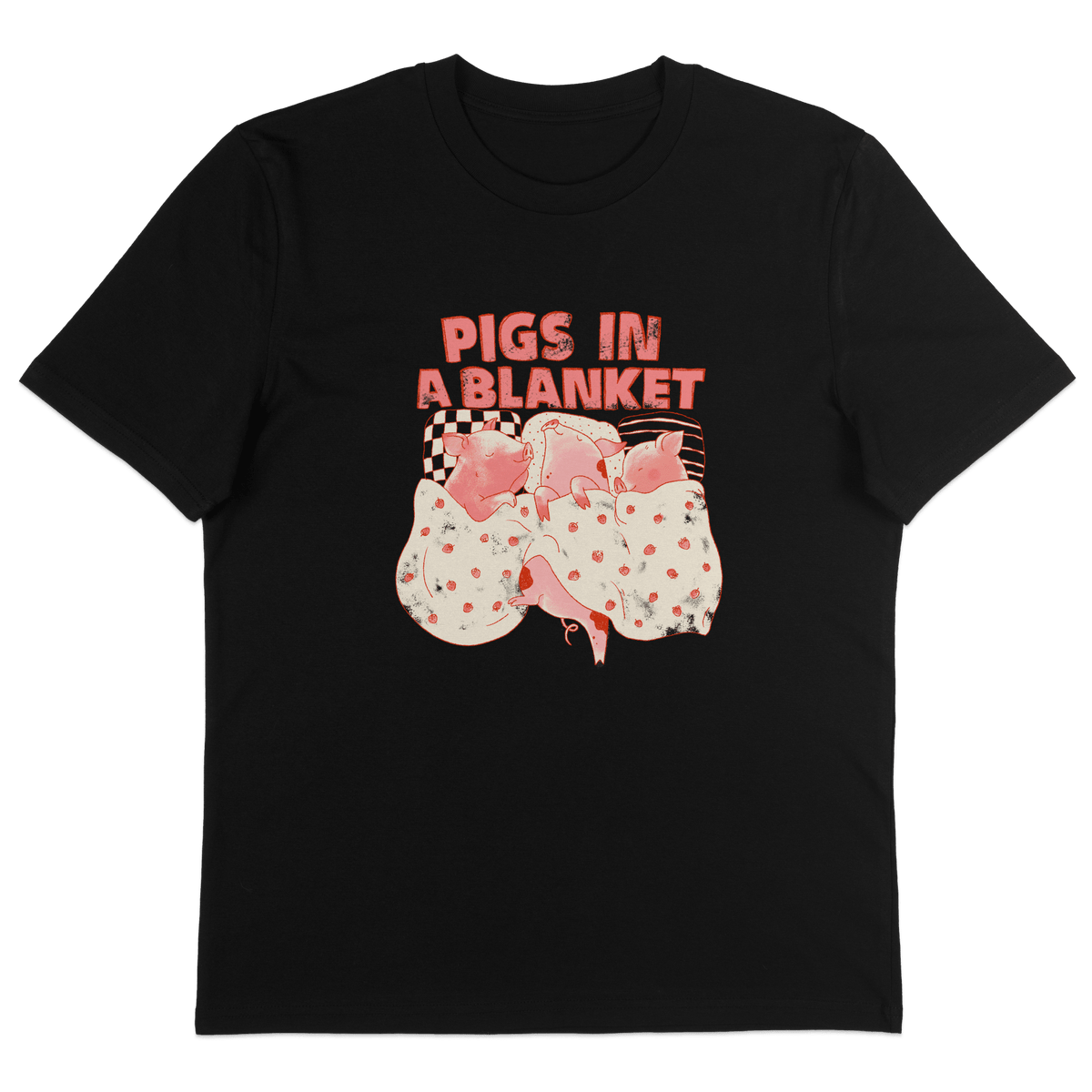 Pigs In A Blanket T-Shirt - Vegan America
