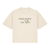 I Think Therefore... Women's Boxy T-Shirt - Vegan America