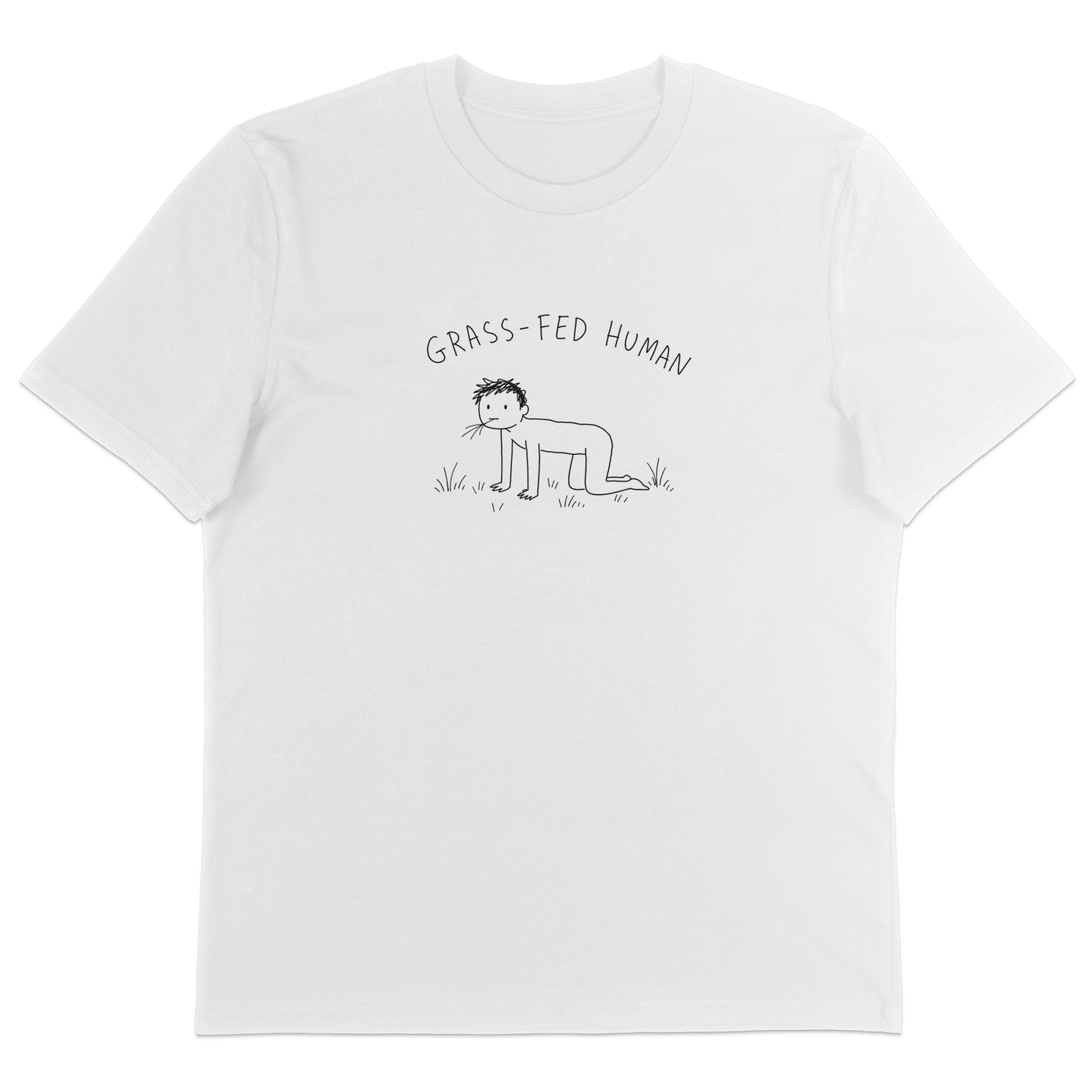 Grass-Fed Human T-Shirt - Vegan America