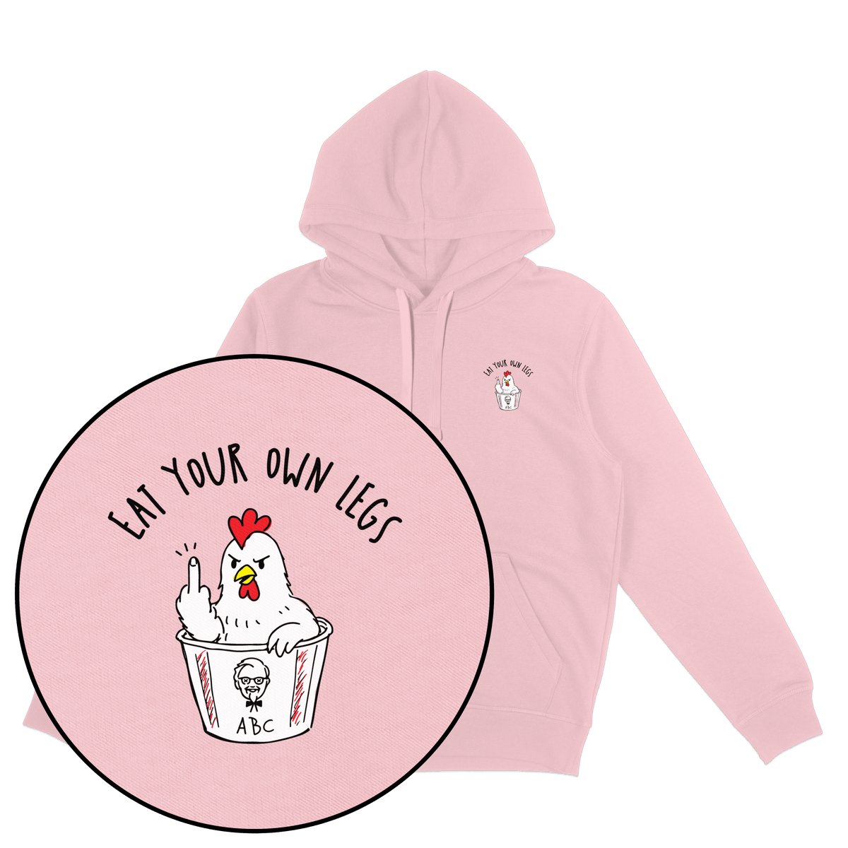 Eat Your Own Legs Hoodie - Vegan America