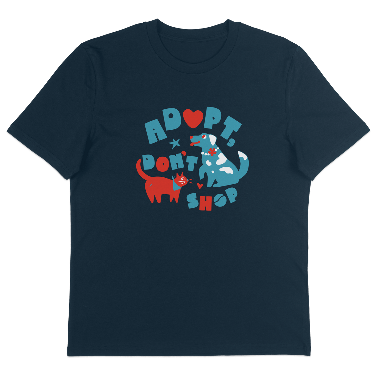 Adopt Don't Shop T-Shirt - Vegan America