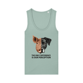 The Only Difference Is Our Perception Women's Tank Top - Vegan America
